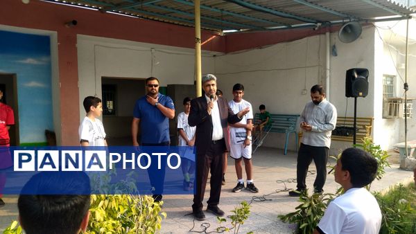 هفته تربیت‌بدنی و ورزش در صف صبحگاهی مدرسه جوادالائمه