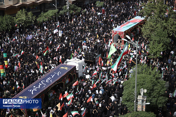 تشییع شهدای اقتدار در تهران