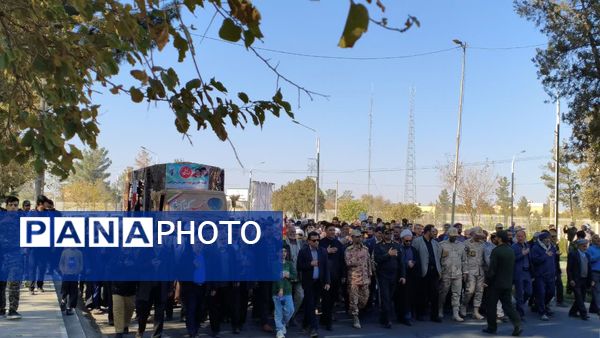  بدرقه باشکوه شهید خوشنام دفاع مقدس در سرخس