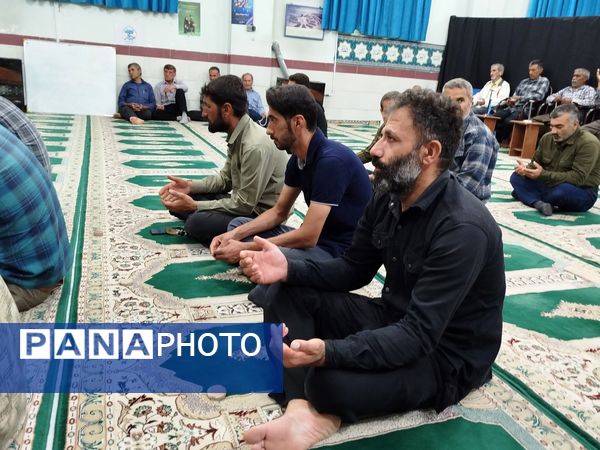 مراسم عزاداری شهادت امام جعفر صادق(ع) در روستای ظفرآباد 