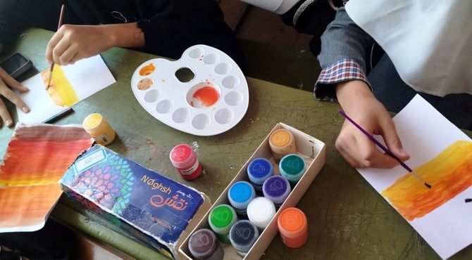 تابستانِ رنگی در مدرسه الفتح