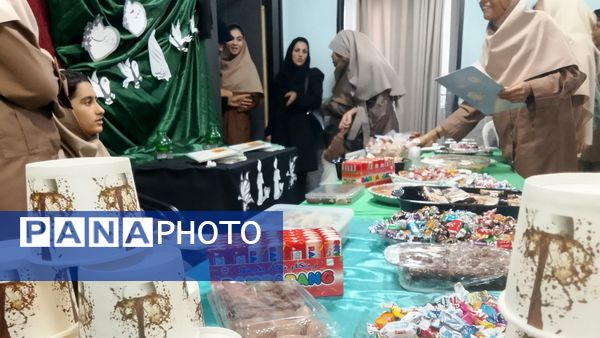 ایستگاه صلواتی دبیرستان حضرت آسیه(س) در ایام فاطمیه