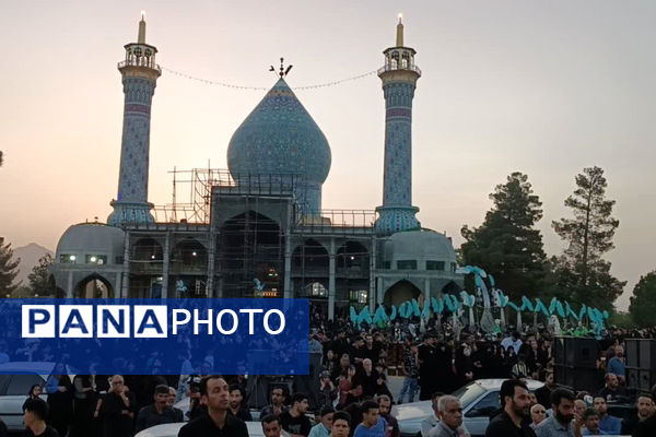 بانگ چاووش محرم و لبیک یاحسین در شهر بهمن