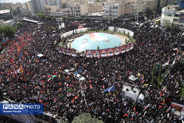 تشییع شهدای اقتدار در تهران