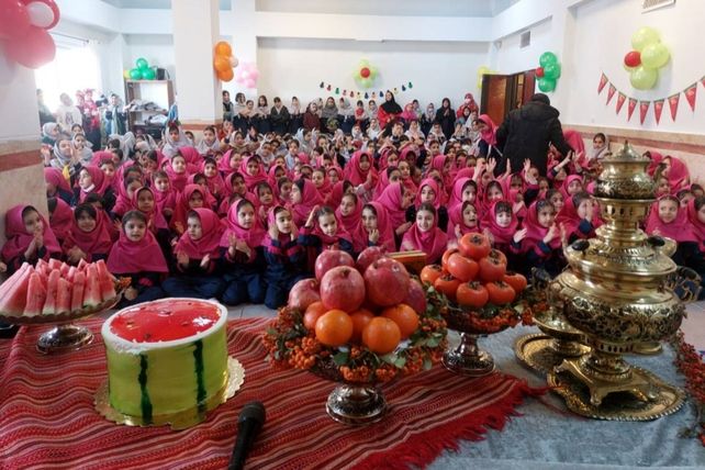 جشن یلدا در مدرسه شهید اسماعیلی عقدا پردیس