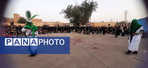 برگزاری مراسم تعزیه‌خوانی در منطقه نیروگاه قم