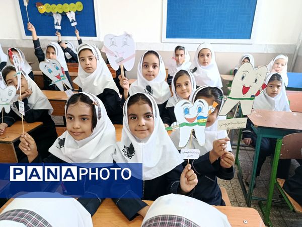 جشن دندان شماره شش و پویش دو دو تا یادت نره در دبستان عصمت باخرز