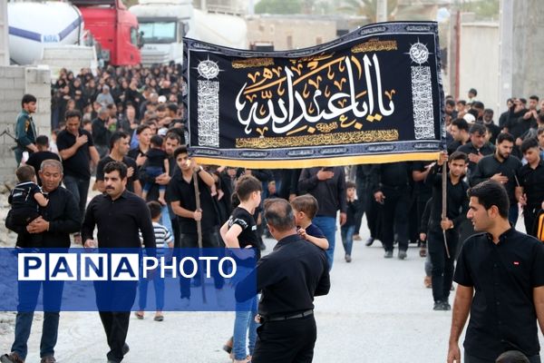 مراسم عزاداری ظهر عاشورا در شهرستان بندرخمیر