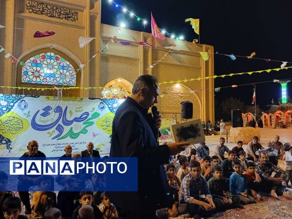 جشن میلاد امام محمد صادق (ع) و حضرت محمد (ص) در امامزاده محمد عابد کاخک