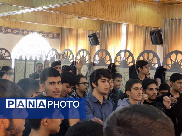 مدرسه شهید رجایی در عزای فاطمه(س) نوای سینه‌زنی سرداد