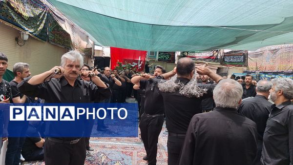 مراسم عاشورای حسینی در انگورستان ملک اصفهان