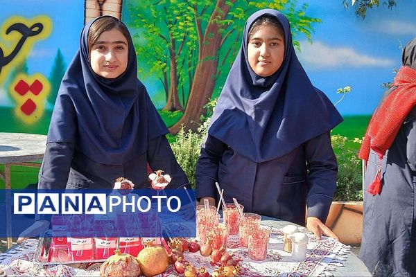 جشنواره انار در دبیرستان حجاب ورامین