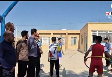 المپیاد ورزشی در دبیرستان شهید فلاحتی مروست افتتاح شد