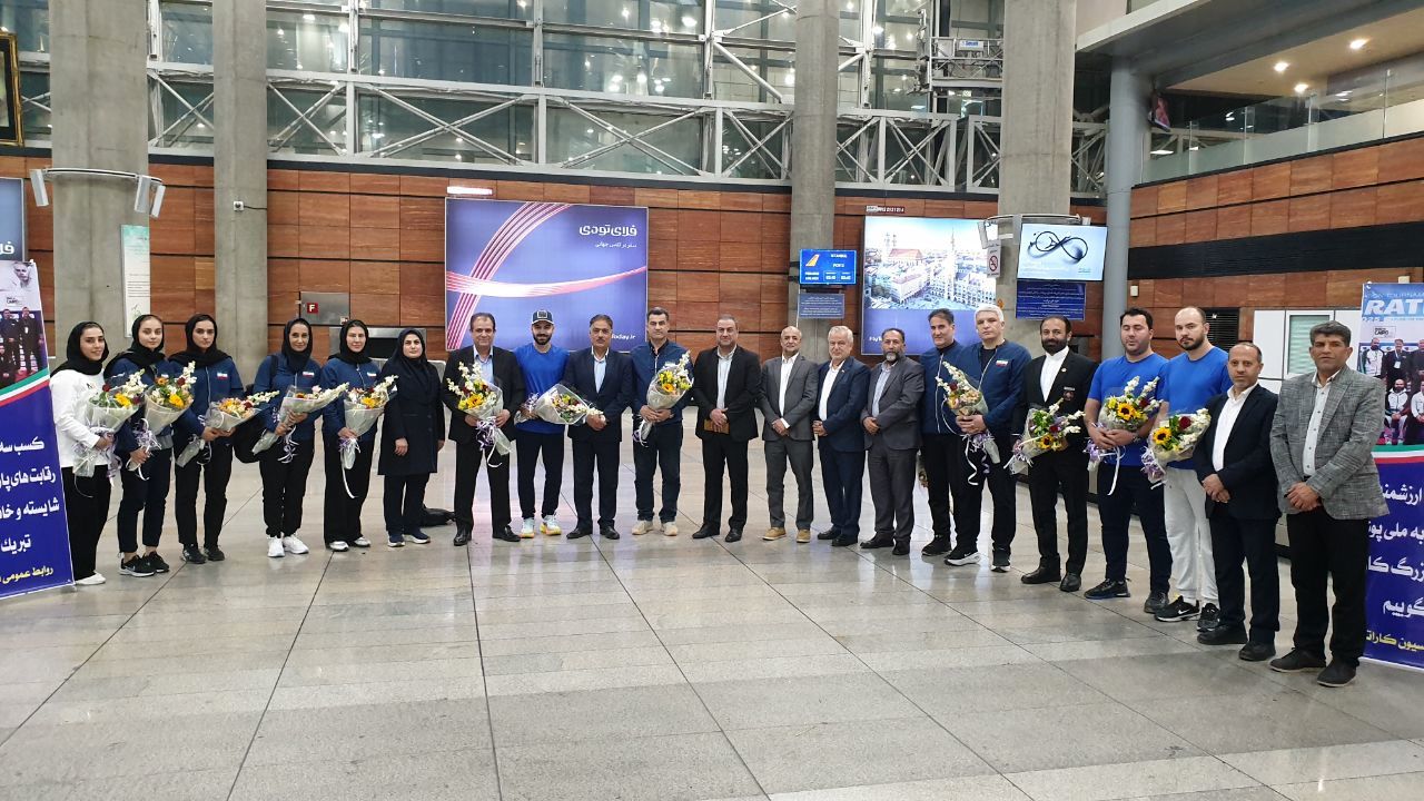 بازگشت تیم ملی کاراته با کسب ‌سه سهمیه جهانی‌