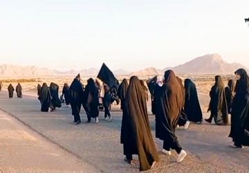 سومین روز پیاده‌روی نمادین اربعین در شهرضا