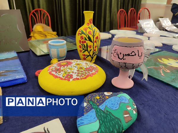 بازارچه و نمایشگاه هنرهای دستی آموزشگاه فاطمیه ملارد 