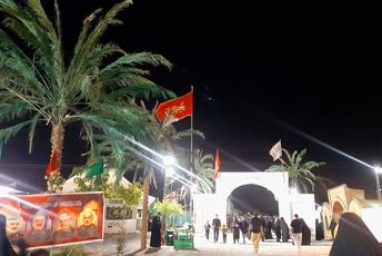  زیبایی چشمگیر خیمه‌گاه اباعبدالله الحسین در وردنجان