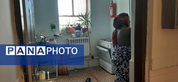 آماده‌سازی مدرسه شهید معتمدی روستای گزکوه برای بازگشایی مدارس