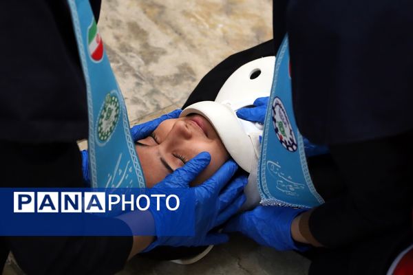 بیست و هفتمین مانور سراسری زلزله در آذربایجان غربی