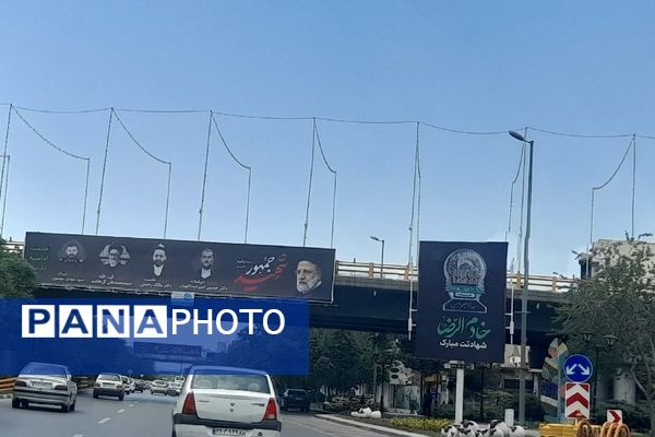 مشهد در میزبانی از فرزند شهیدش سیاه پوش شد