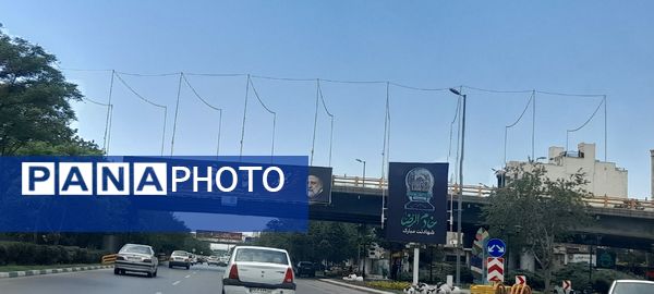 مشهد در میزبانی از فرزند شهیدش سیاه پوش شد