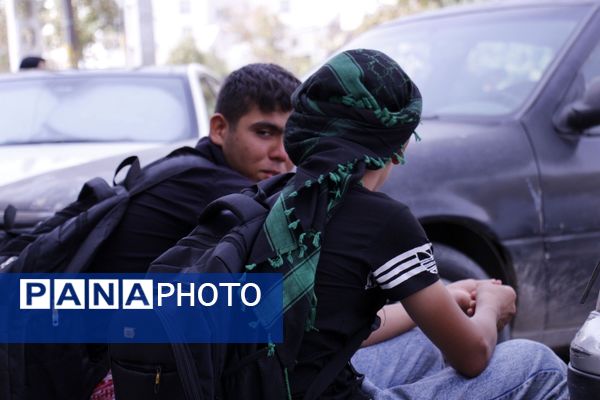 روایت تصویری از راه عشق مشهد در سوگ امام رضا(ع)