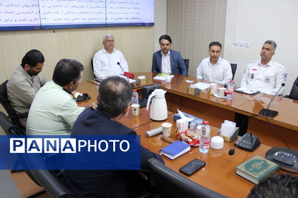 جلسه هماهنگی بیست و ششمین مانور سراسری زلزله و ایمنی در بوشهر 