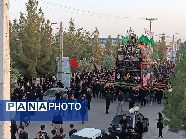 شکوه نخل‌گردانی در گناباد؛ تصویری از عشق و ارادت در محرم