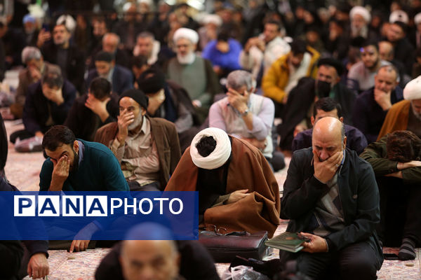 مراسم عزاداری سالروز شهادت امام هادی(ع) در حرم حضرت معصومه(س)