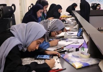 رونمایی بیش از 200 آثار هنری نواجوانان در نقش طوفان