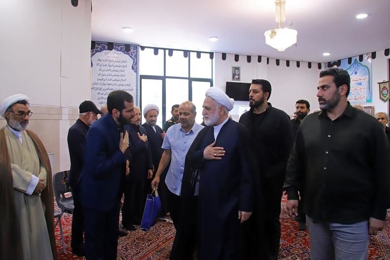 حضور رئیس قوه قضاییه در مراسم اربعین شهادت شهید غلامعلی رشید