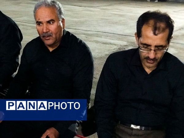 حضور فرهنگیان کاشمر در مراسم عزاداری محرم