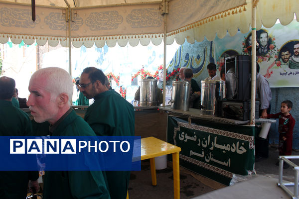جلوه‌هایی از همدلی گروه‌های مردمی در برپایی یادواره شهدای روستای فردو